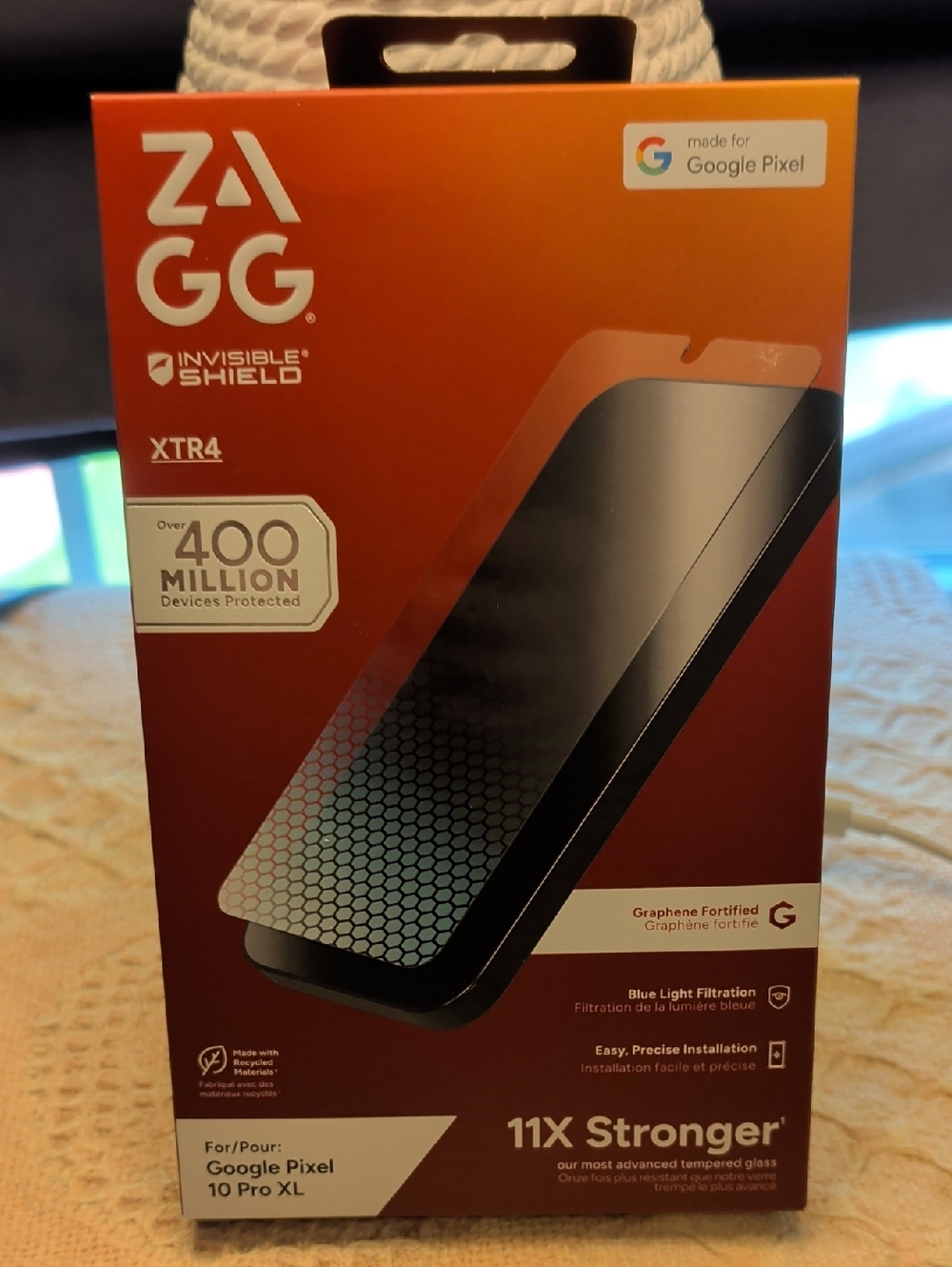 ZAGG InvisibleShield XTR4 Screen Protector for Google Pixel 10 Pro XL